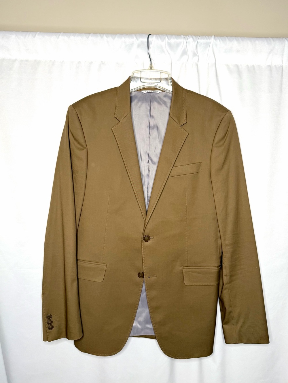 Zara - Tan Two-Button Sport Coat